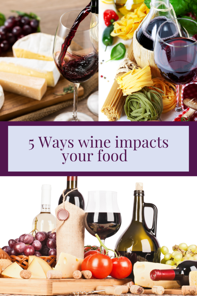 Cooking with wine can impact your foods flavour, aroma, and texture! 