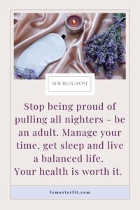 Learn the importance of deep sleep for brain health! All-nighters are nothing to be proud and could impact your health long-term