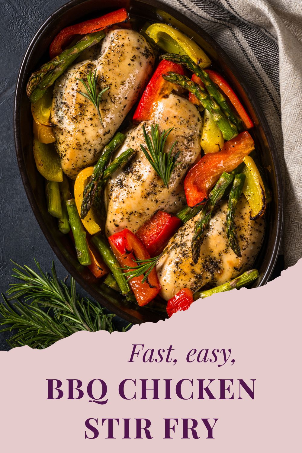 BBQ chicken Stir Fry - LeMasterFit