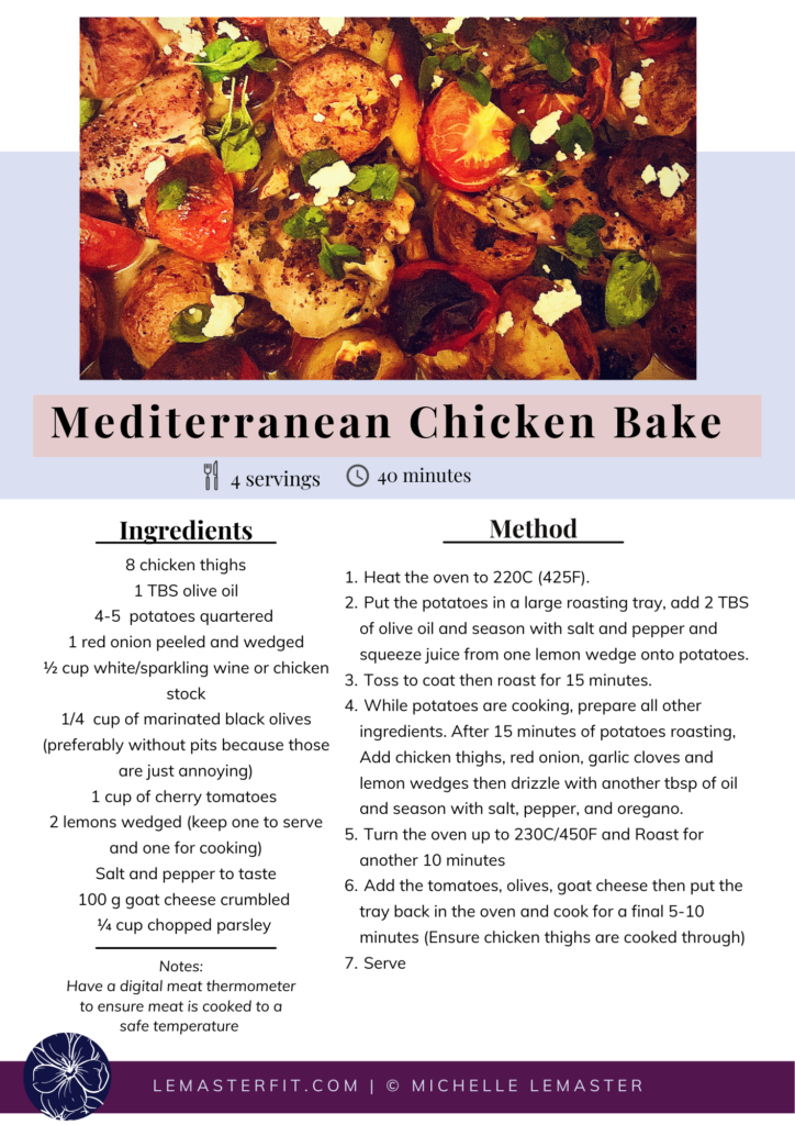 Mediterranean Baked Chicken Recipe 