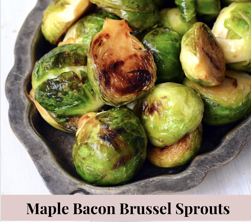 Side dish recipes: maple bacon brussel sprouts