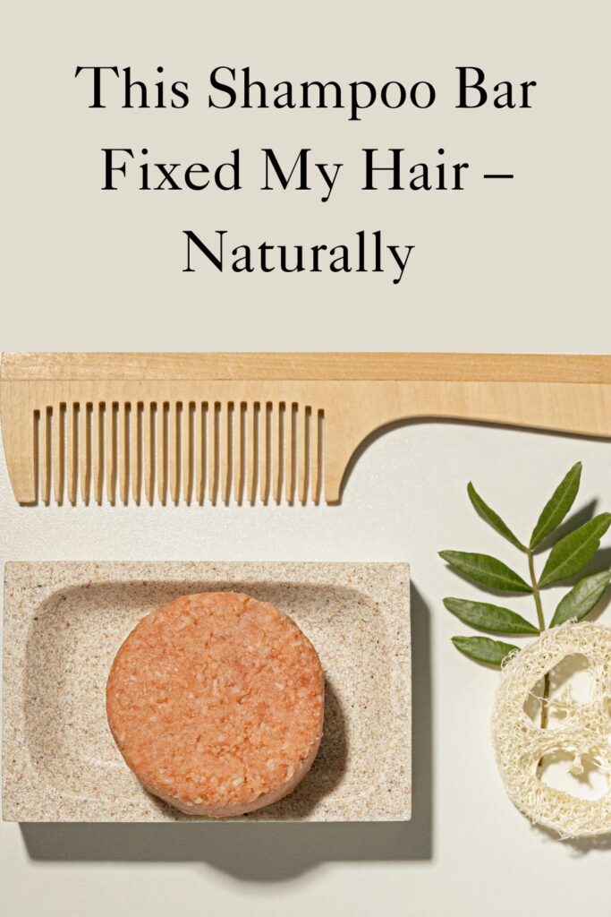 earthing Co  bar on a dish with a comb